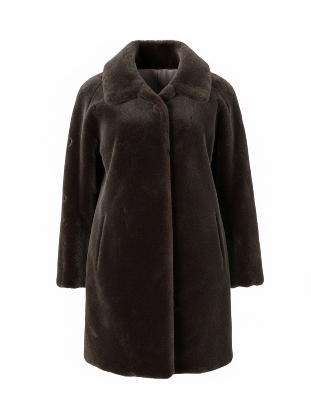 Donny Brook Vintage 60s 70s Luxurious Faux Fur Teddy Coat Size S Retro Cozy
